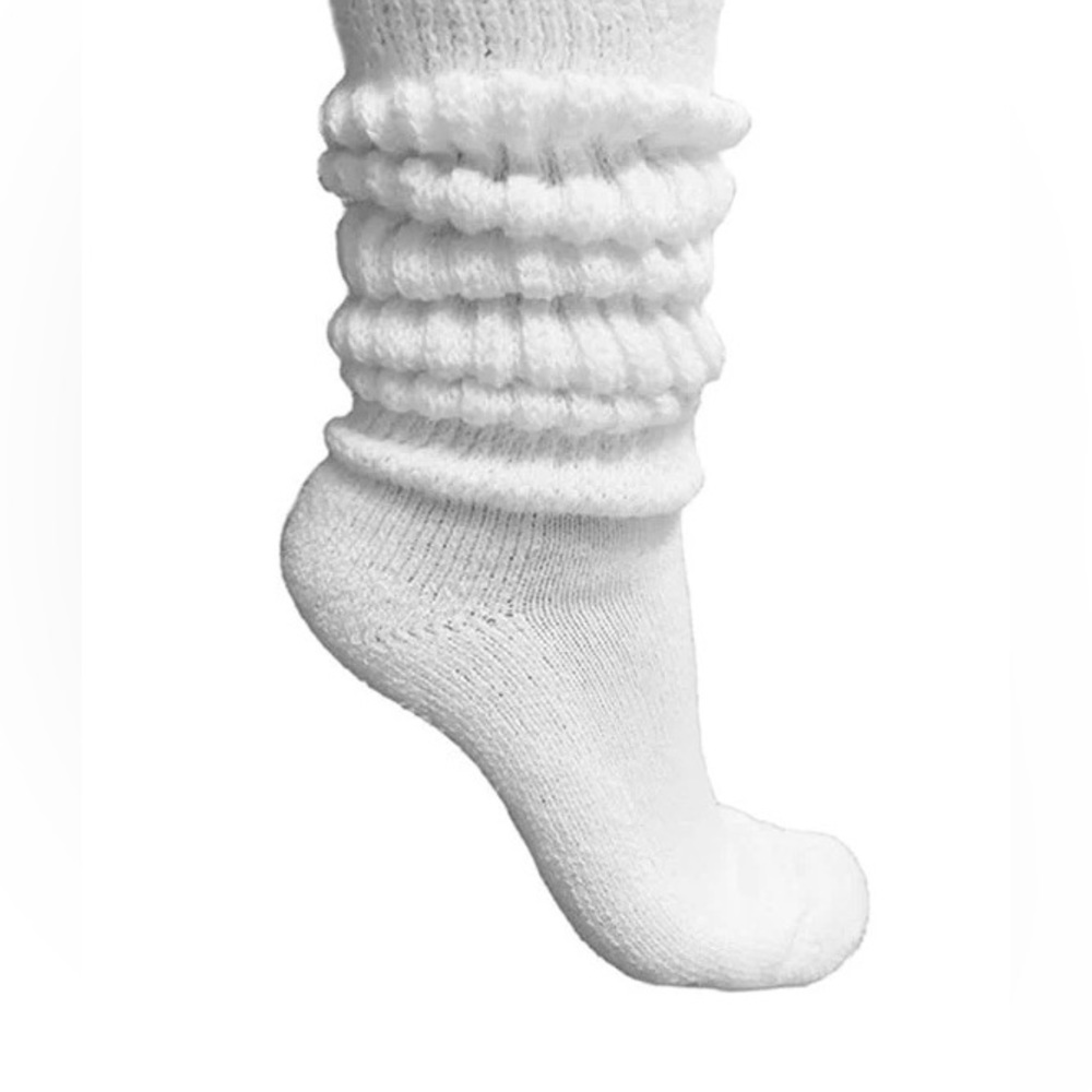 6 Pair Slouch Socks Scrunch socks! Original Retro Heavy Slouchy Socks - Picture 6 of 16